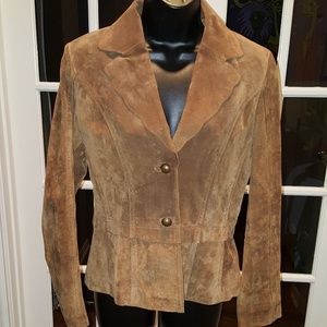 EUC Coldwater Creek suede jacket